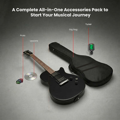 Gretsch Ignite Jet Club Electric Guitar - Jet Black w/ Gig Bag