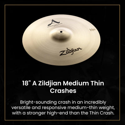 Zildjian A391 A Sweet Ride Cymbal Pack w/ Cymbal Bag