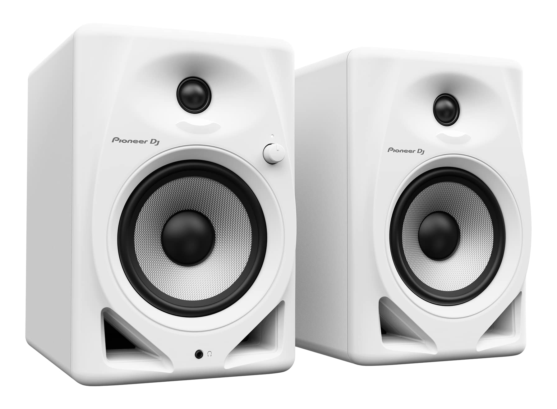 Pioneer DJ DM-50D 5-Inch Desktop Active Monitor Speaker - White