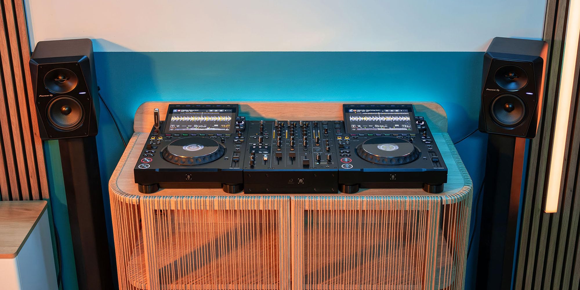 Pioneer DJ AlphaTheta DJM-V5 3-Channel Professional DJ Mixer