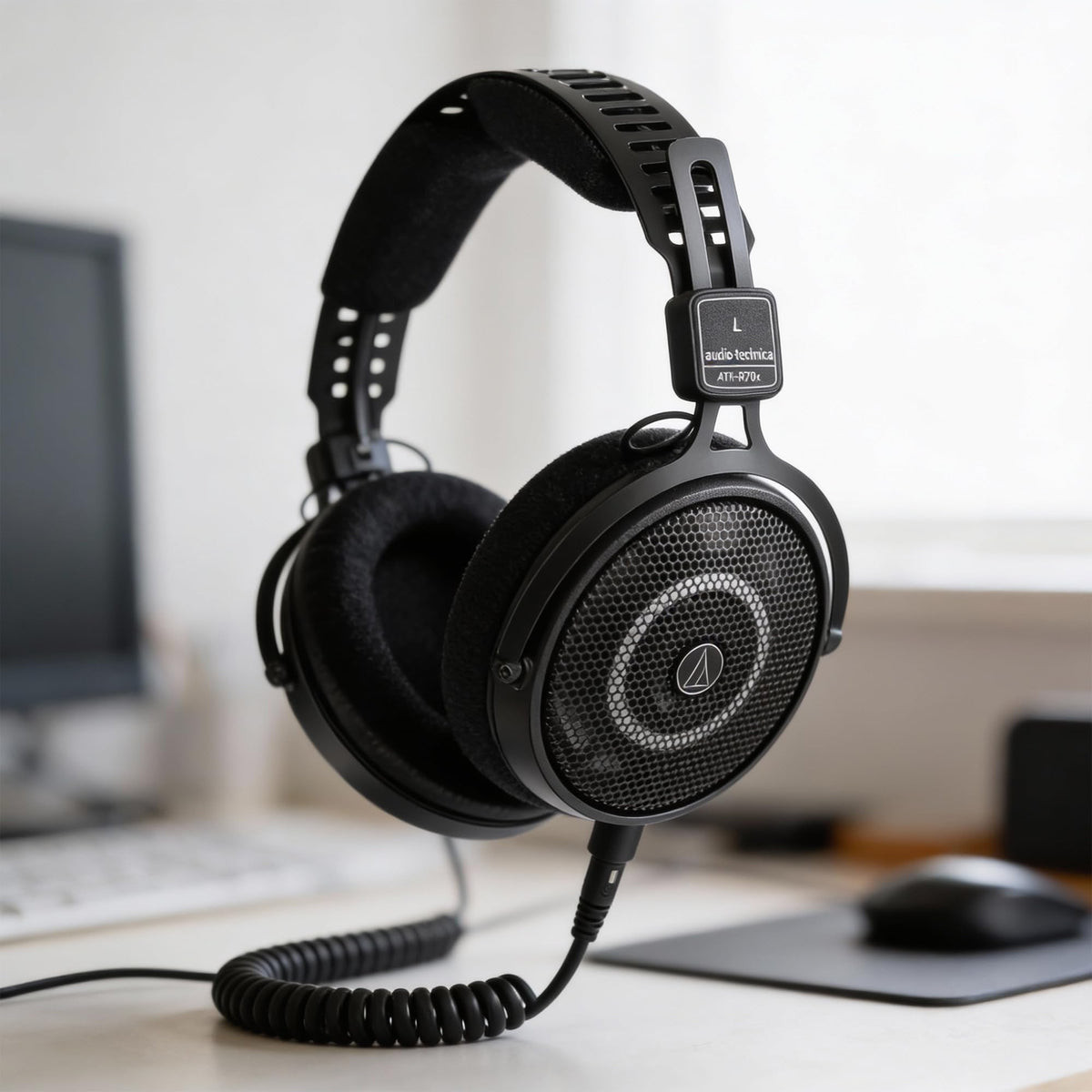 Audio-Technica ATH-R50X Professional Open-Back Reference Headphones w/ Case