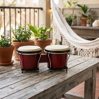 Gearlux Tunable Bongos - Cherry