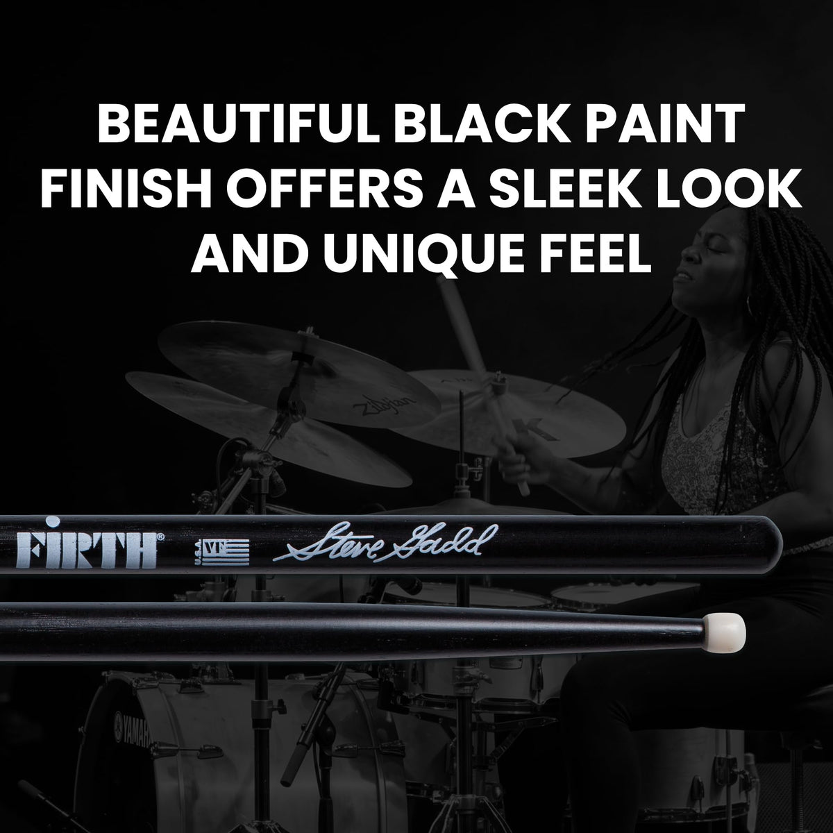 Vic Firth SSGN Signature Series Steve Gadd Nylon Tip Drumsticks