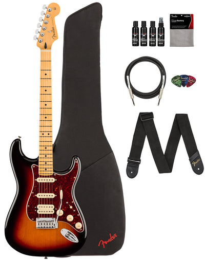 Fender Player II Modified Stratocaster HSS - 3-Color Sunburst w/ Cleaning Kit