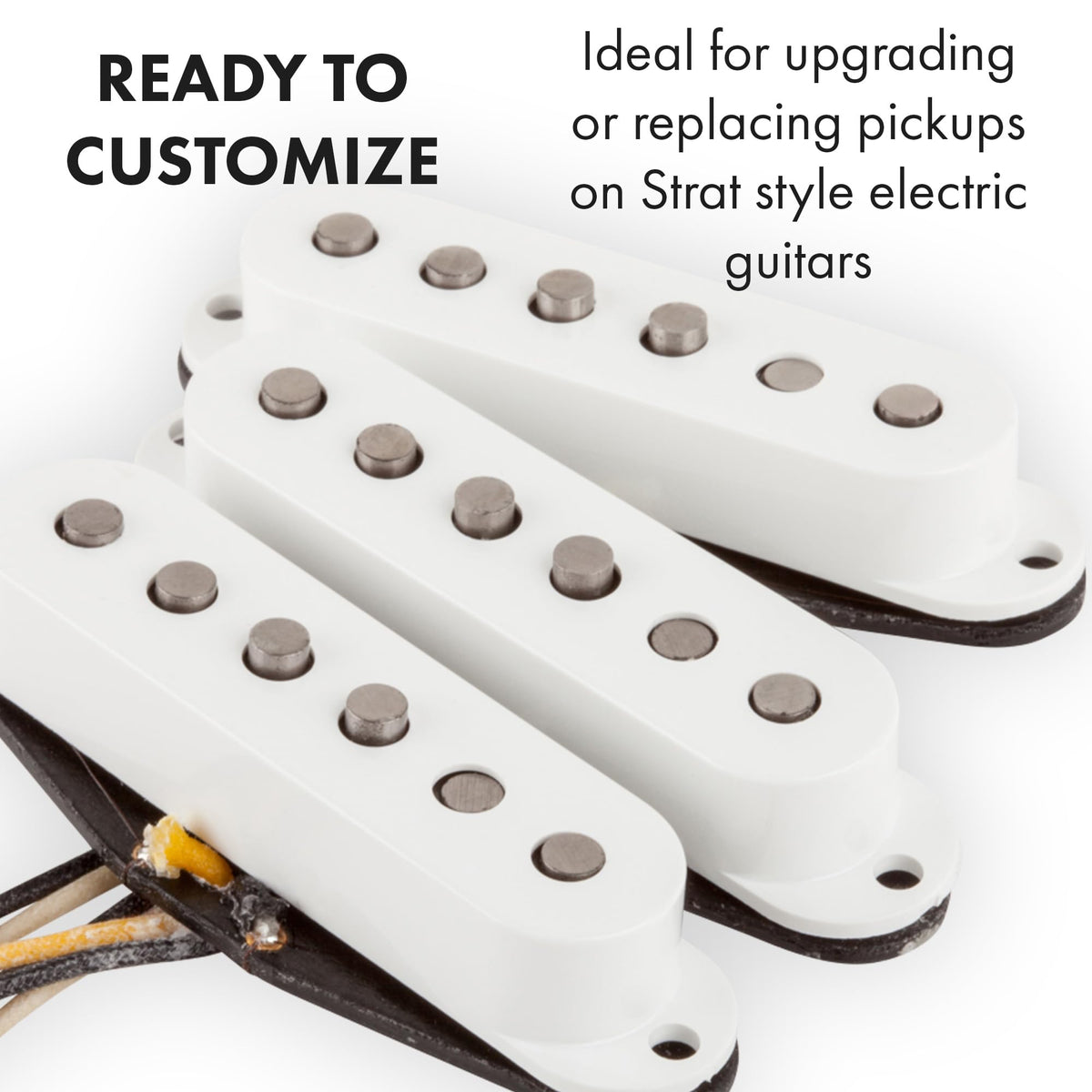 Fender Custom Shop Texas Special Stratocaster Pickups - White w/ Fender Picks