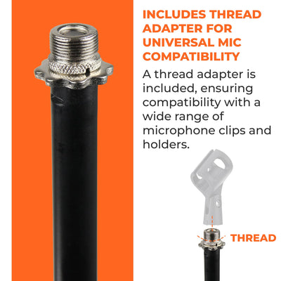 Gearlux Round Base Microphone Stand
