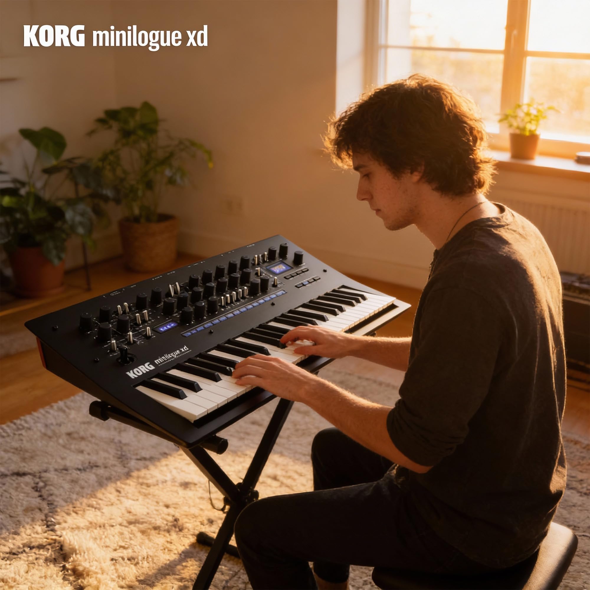 Korg Minilogue XD Polyphonic Analog Synthesizer w/ Cables