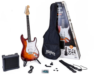 Washburn SDFSB Sonamaster Deluxe Electric Guitar Pack - Sunburst w/ Amplifier