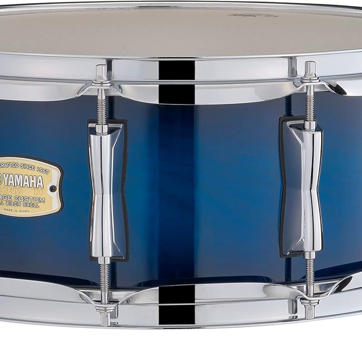 Yamaha SBS-1455 Stage Custom Birch 14x5.5-Inch Snare Drum - Dark Blue Sunburst