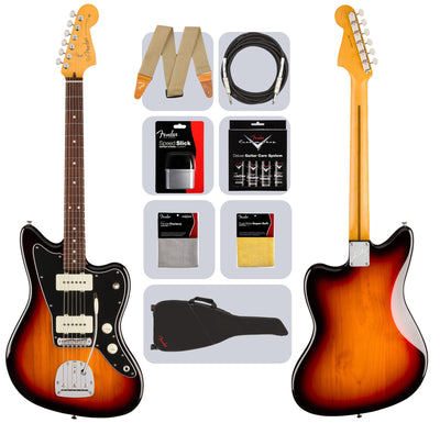 Fender American Professional Classic Jazzmaster - 3-Color Sunburst w/ Cleaning Kit