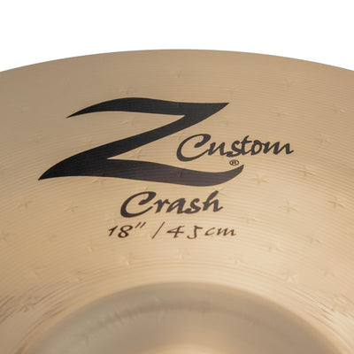 Zildjian Z40115 18" Z Custom Crash Cymbal w/ Drumstick Bag