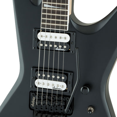 Jackson Warrior JS32 Electric Guitar - Satin Black w/ Instrument Cable