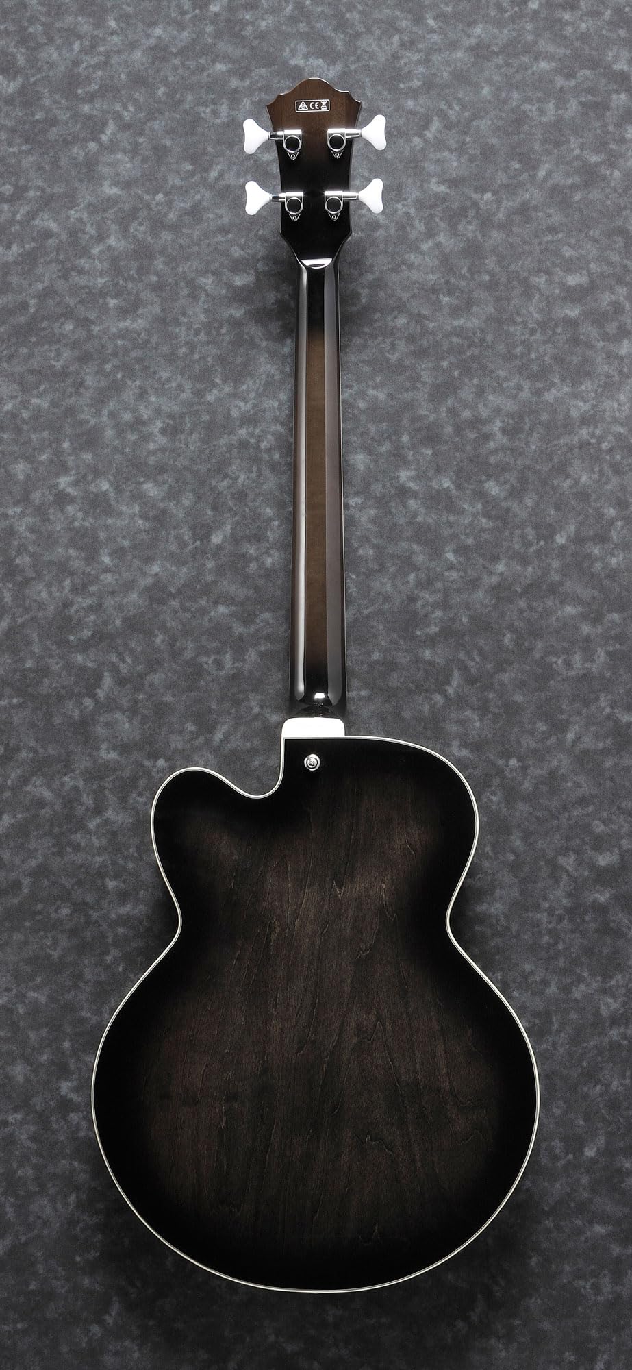 Ibanez AFB200 AFB Artcore Hollow Body Bass - Transparent Black Sunburst w/ Gig Bag