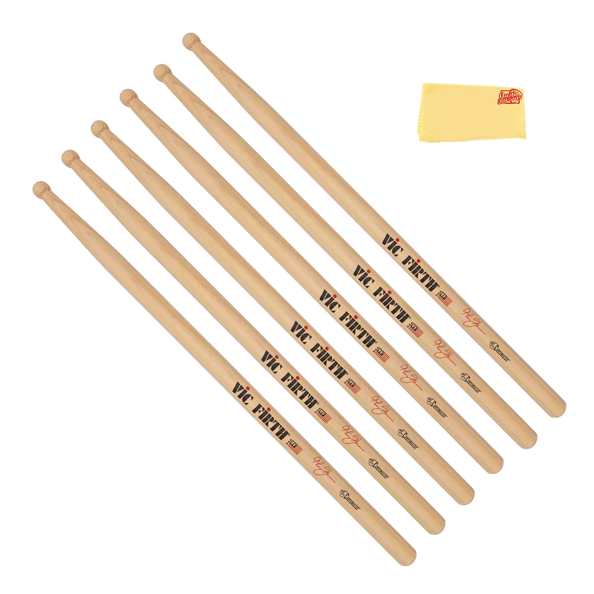 Vic Firth STH Corpsmaster Signature Snare Thom Hannum Drumsticks - 3 Pack