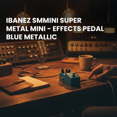 Ibanez SMMINI Mini Super Metal Distortion Pedal w/ Instrument Cable