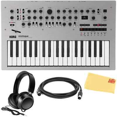 Korg Minilogue Polyphonic Analog Synthesizer w/ MIDI Cable