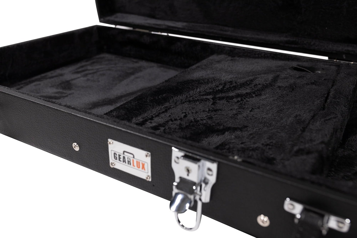 Gearlux Rectangular Electric Guitar Hard Case - Black