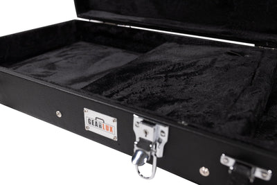 Gearlux Rectangular Electric Guitar Hard Case - Black