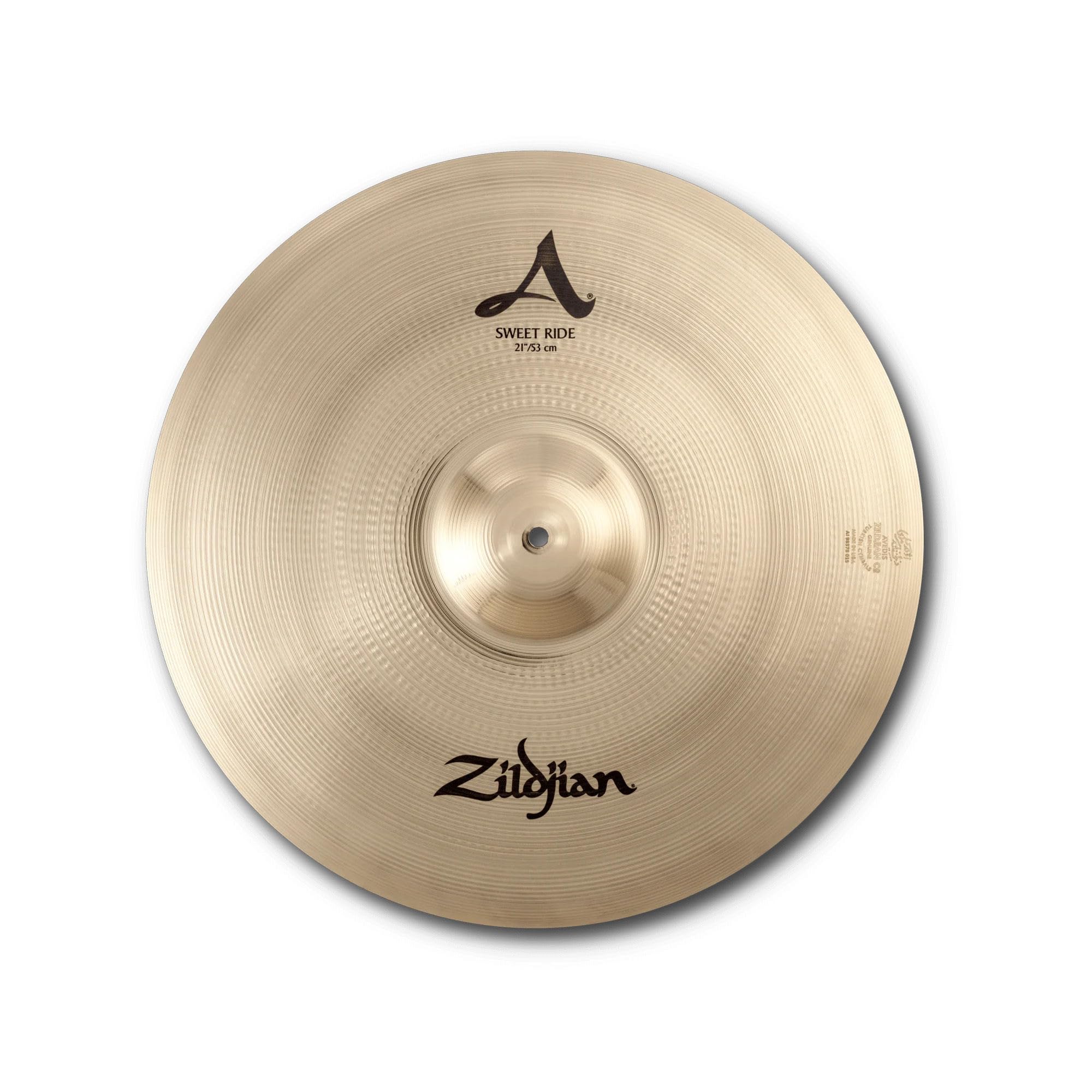 Zildjian A20079 21" A Sweet Ride Brilliant Cymbal w/ Drumstick Bag