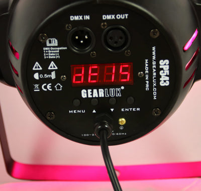 Gearlux SP543 54-LED 1-Watt RGB Three-in-One LED Stage Light