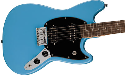 Fender Squier Sonic Mustang HH, Laurel Fingerboard - California Blue w/ Frontman 10G Amplifier