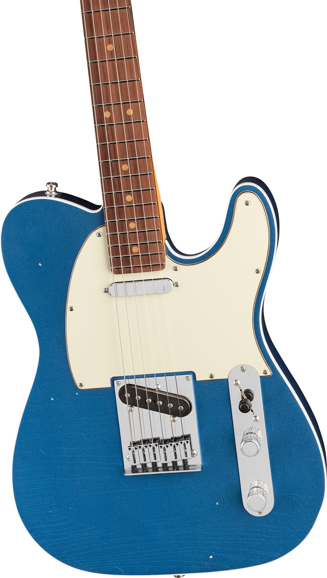 Fender American Ultra Luxe Vintage '60s Telecaster Custom - Lake Placid Blue w/ Guitar Cleaning Kit