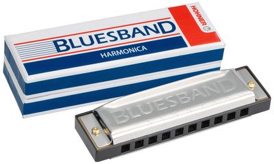 Hohner 1501 Blues Band Harmonica Three Pack with C, G, and A Keys w/ Pouch