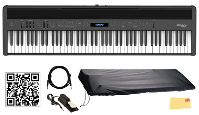 Roland FP-60X 88-Key Digital Piano - Black w/ Sustain Pedal