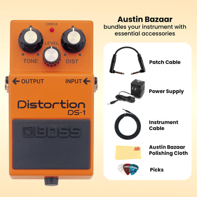 Boss DS-1 Distortion w/ Power Supply