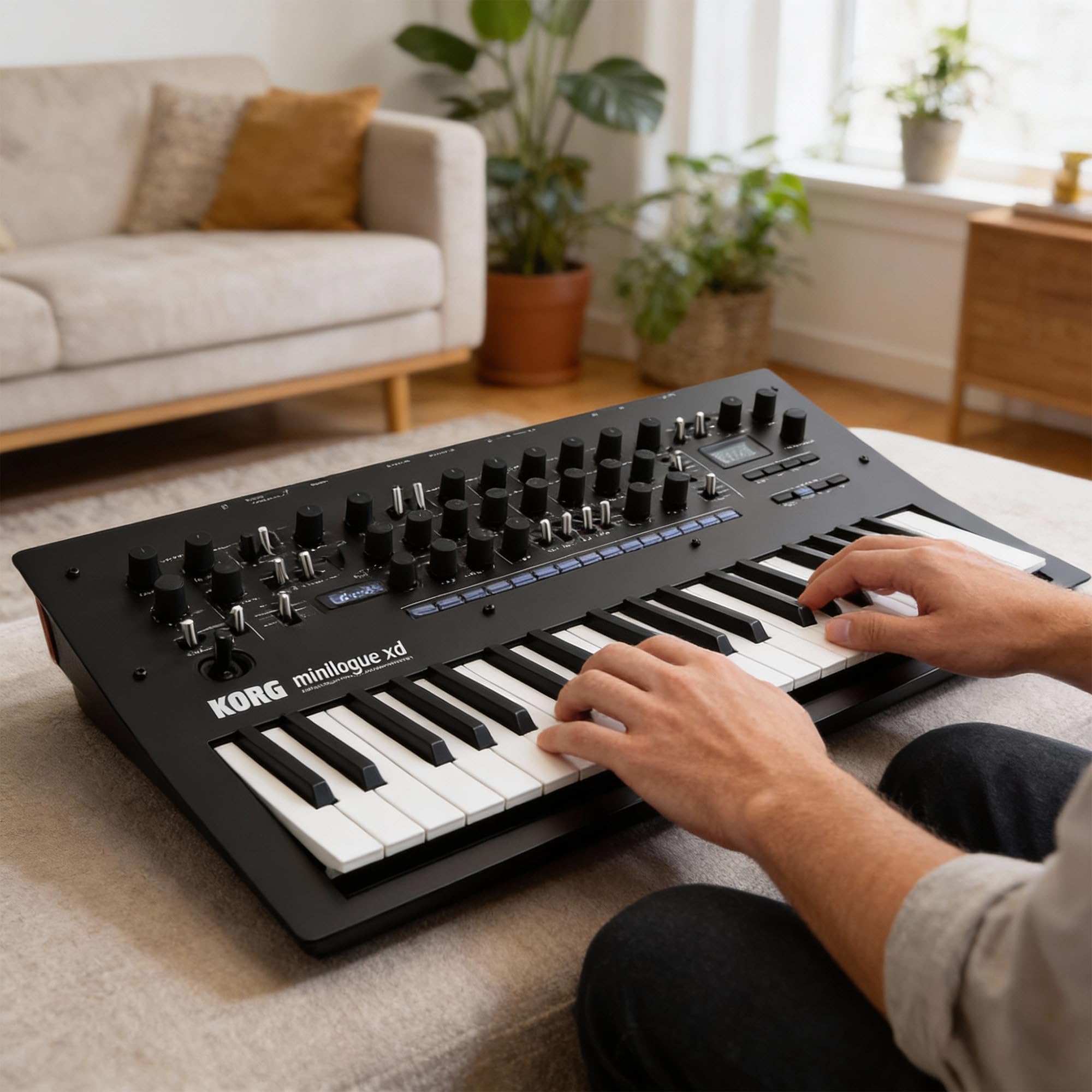 Korg Minilogue XD Polyphonic Analog Synthesizer w/ Cables