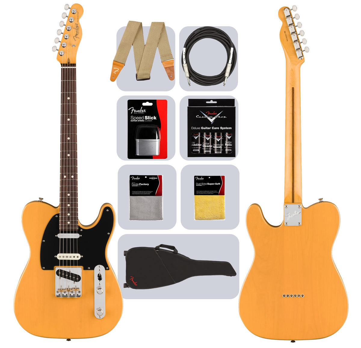 Fender American Professional Classic Hotshot Telecaster - Butterscotch Blonde w/ Cleaning Kit