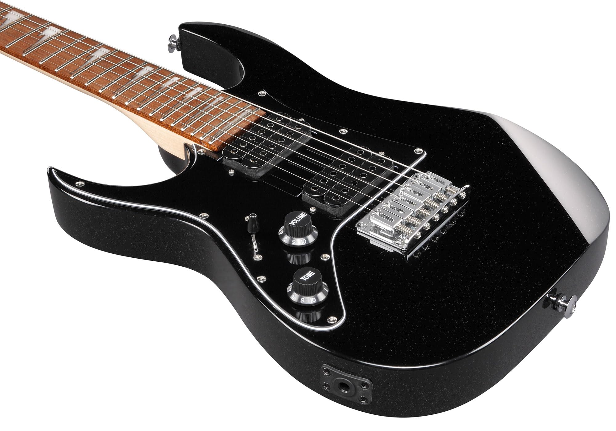 Ibanez GRGM21L RG Gio miKro Short-Scale Electric Guitar, Left Handed - Black Night w/ Gig Bag