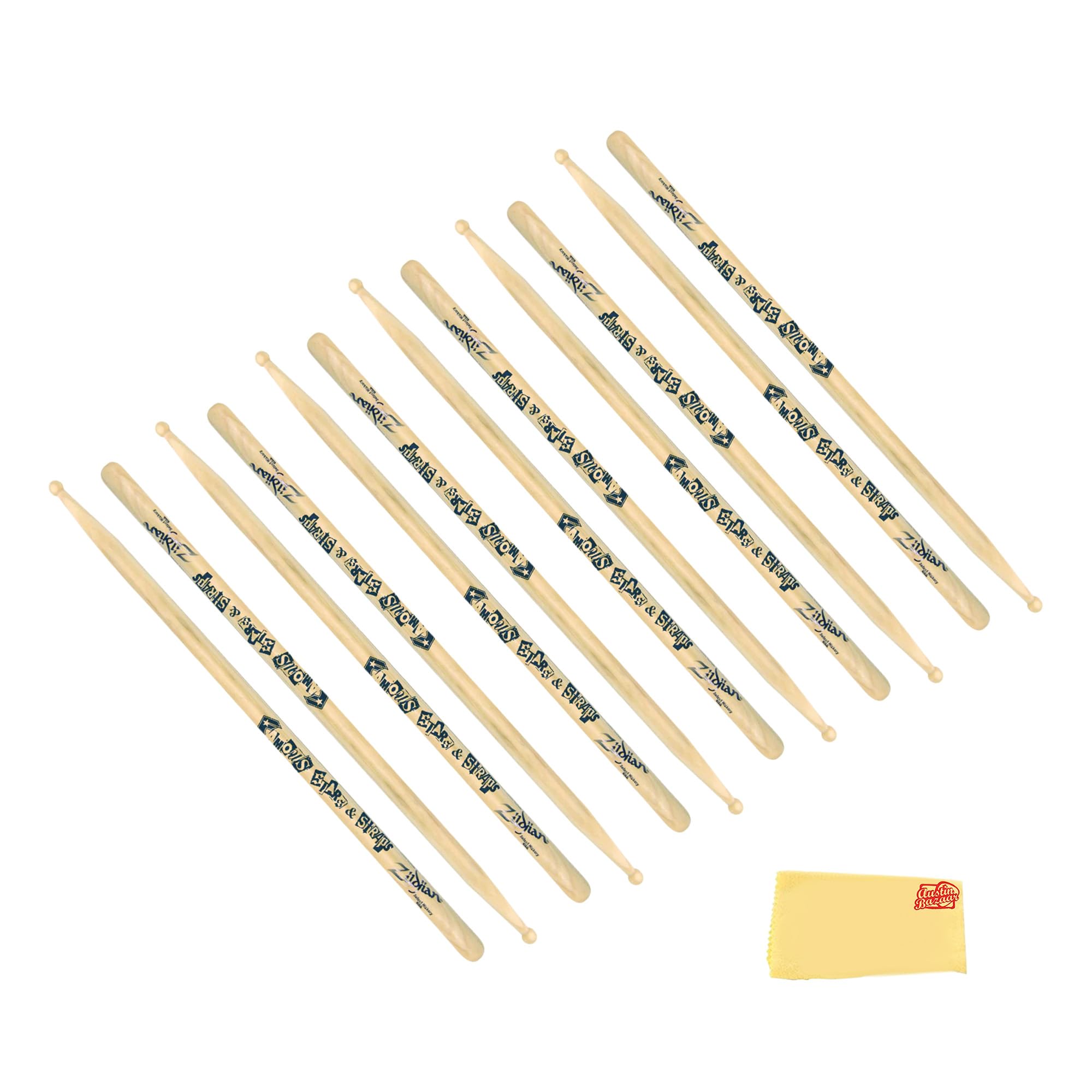 Zildjian ZASTBF Travis Barker Famous S&S Artist Series Drumsticks - 6 Pack