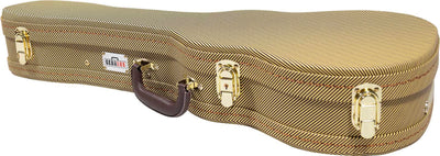 Gearlux Wooden Soprano Ukulele Case - Tweed