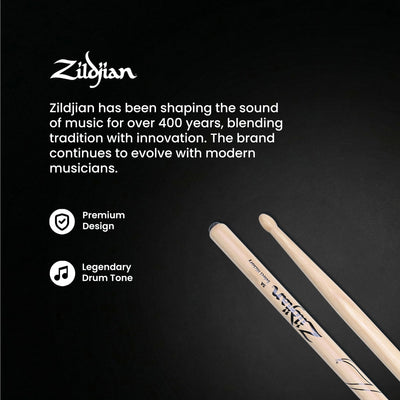 Zildjian 5A Wood Drumsticks - 6 Pack