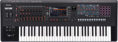 Roland FANTOM 6 EX 61-Key Workstation Keyboard Synthesizer w/ Adjustable Stand
