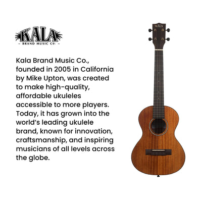 Kala KA-KOA-T Satin Hawaiian Koa Tenor Ukulele
