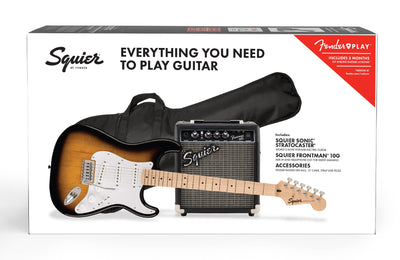 Fender Squier Sonic Stratocaster Pack - 2-Color Sunburst