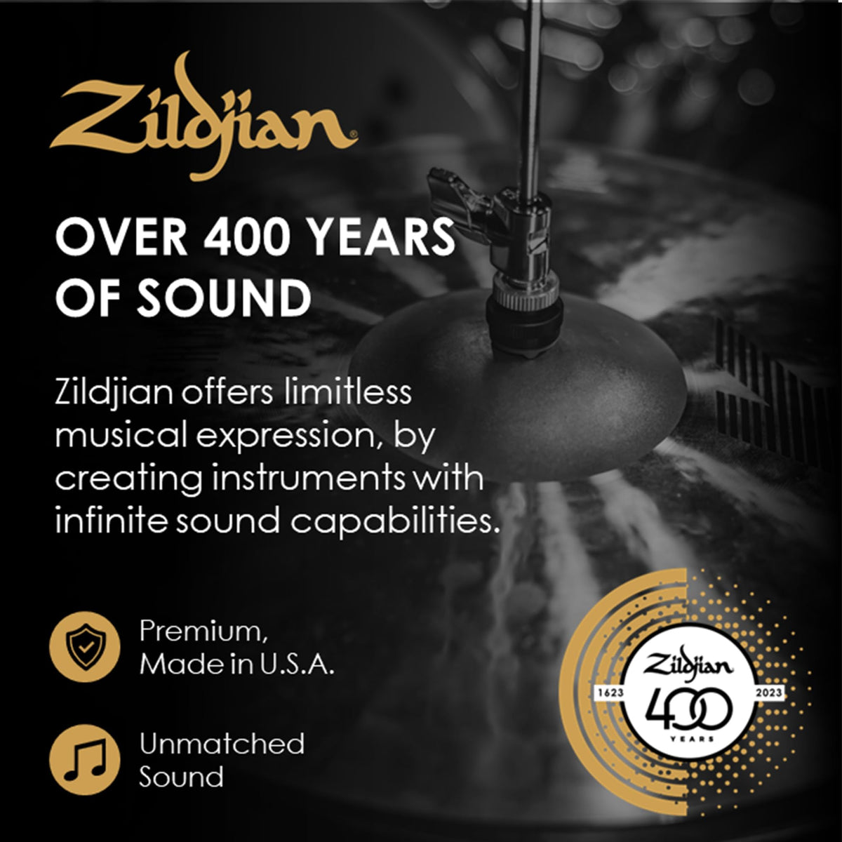 Zildjian A0042 20" A Ping Ride Cymbal w/ Drumstick Bag