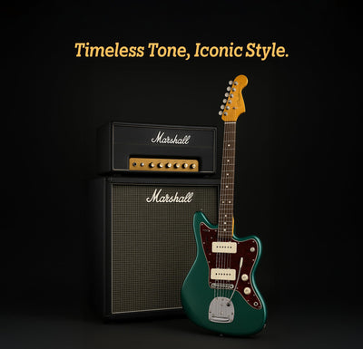 Fender American Professional Classic Jazzmaster - Faded Sherwood Green Metallic w/ Cleaning Kit
