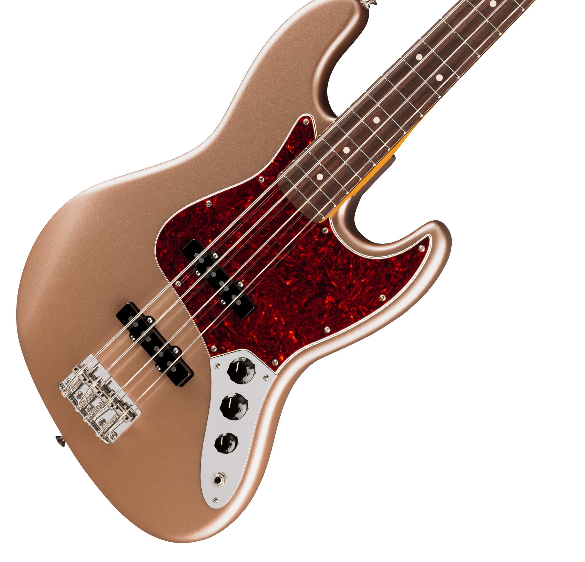 Fender American Professional Classic Jazz Bass - Faded Firemist Gold w/ Cleaning Kit