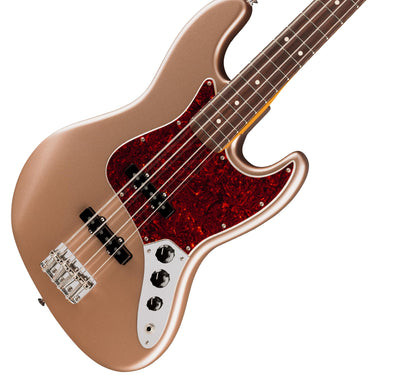 Fender American Professional Classic Jazz Bass - Faded Firemist Gold w/ Cleaning Kit