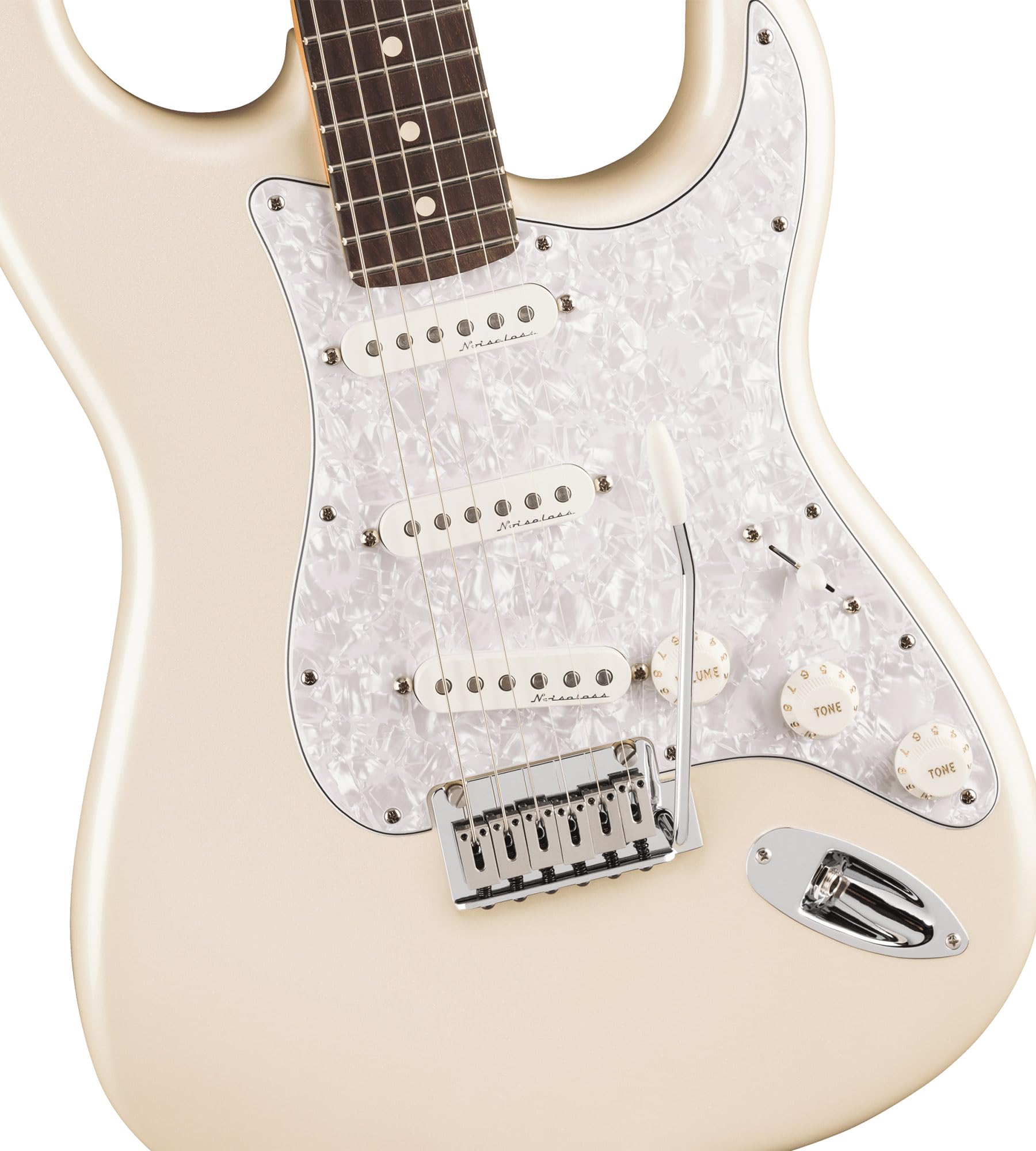 Fender Player II Modified Stratocaster - Olympic Pearl w/ Cleaning Kit