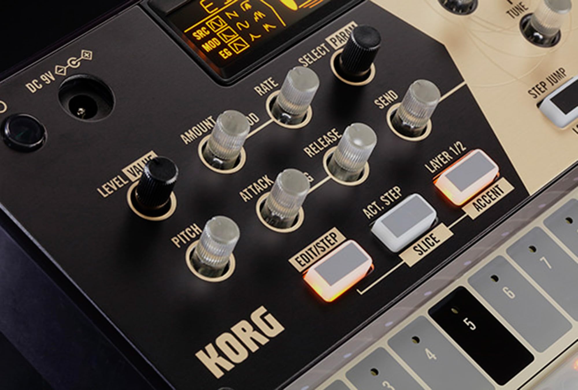Korg Volca Drum Digital Percussion Synthesizer w/ Power Supply