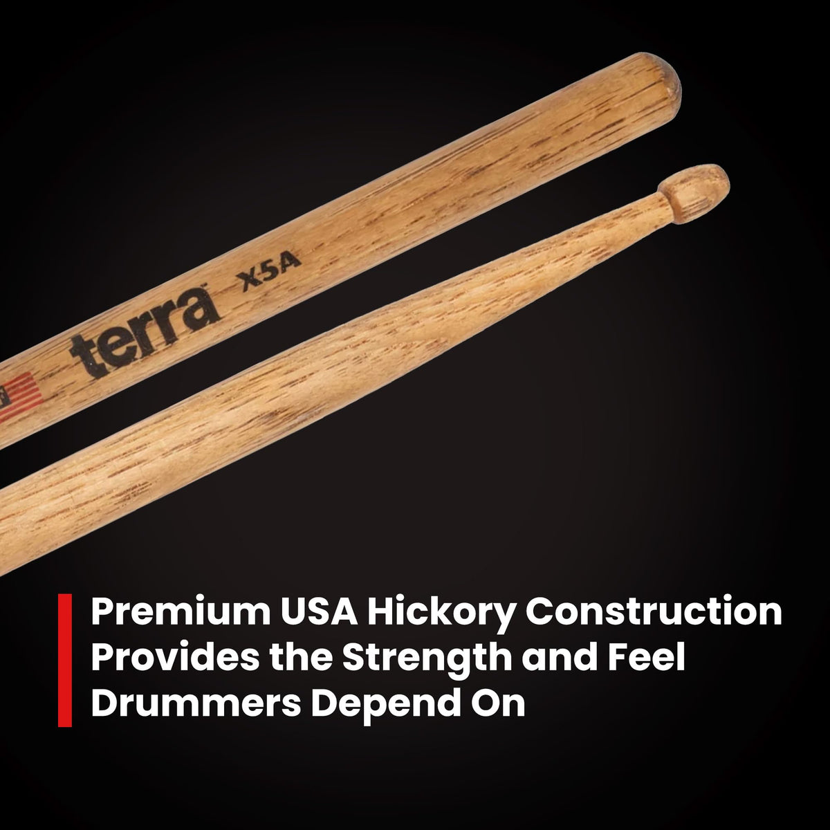 Vic Firth American Classic X5AT Terra Series Drumsticks