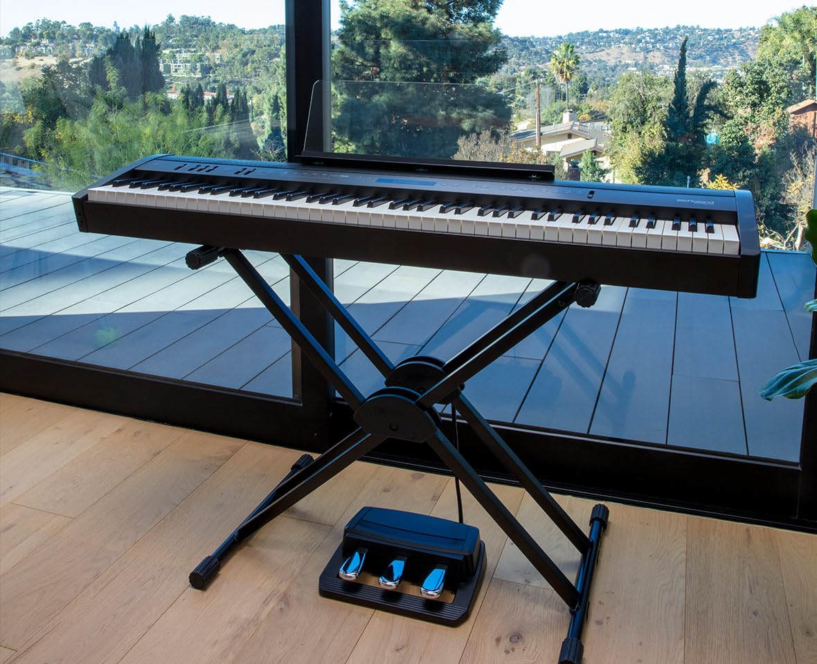 Roland FP-60X Digital Piano - Black w/ Roland KSC-72 Stand