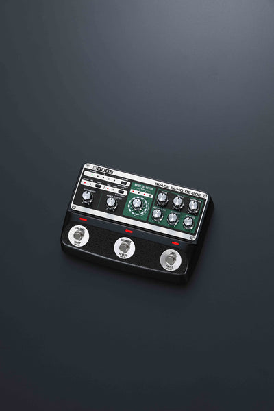 Boss RE-202 Space Echo Delay and Reverb Effects w/ Instrument Cables
