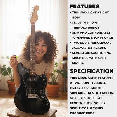 Fender Squier Affinity Jazzmaster - Metallic Black