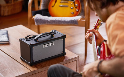 Boss Dual Cube LX Portable Electric Guitar Combo Amplifier w/ Instrument Cable