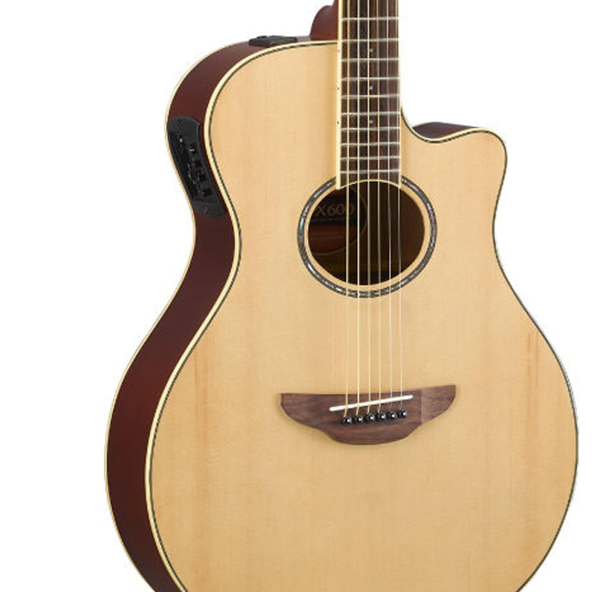 Yamaha APX600 Thin Body Acoustic-Electric Guitar - Natural